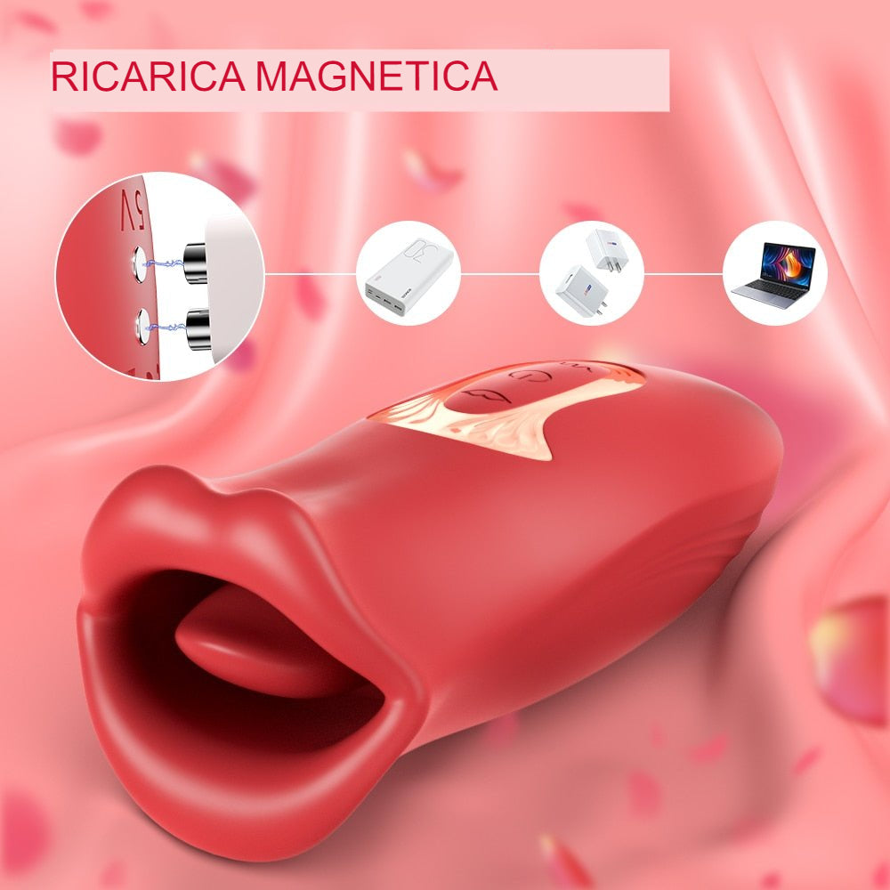 Vibra Masturbatore morde e succhia - Boca de Mel