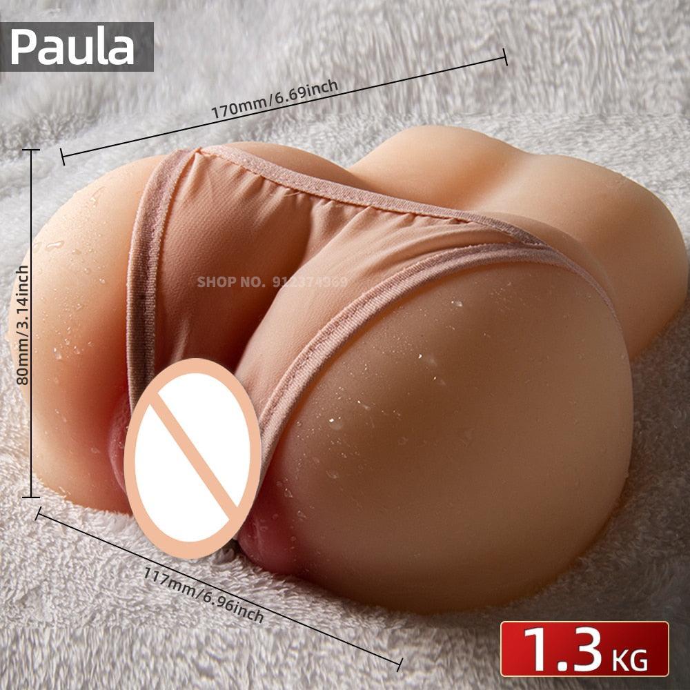 Masturbador Masculino Boneca Sexual Vagina e Ânus 3D - prazervip