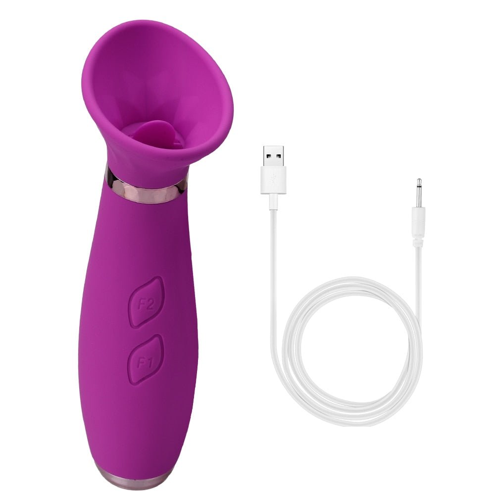 Oral Bliss - Estimulador de Clitóris com Sucção e Língua Vibrante - prazervip