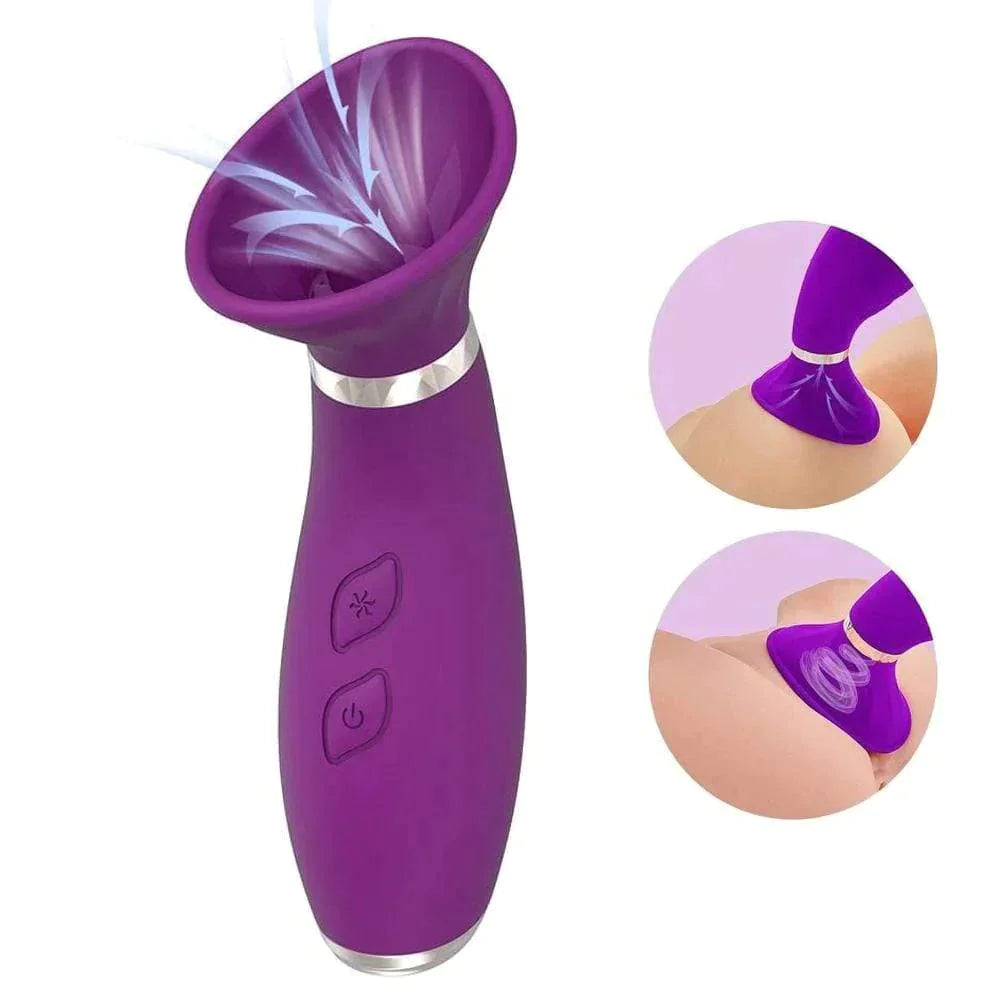 Oral Bliss - Estimulador de Clitóris com Sucção e Língua Vibrante - prazervip