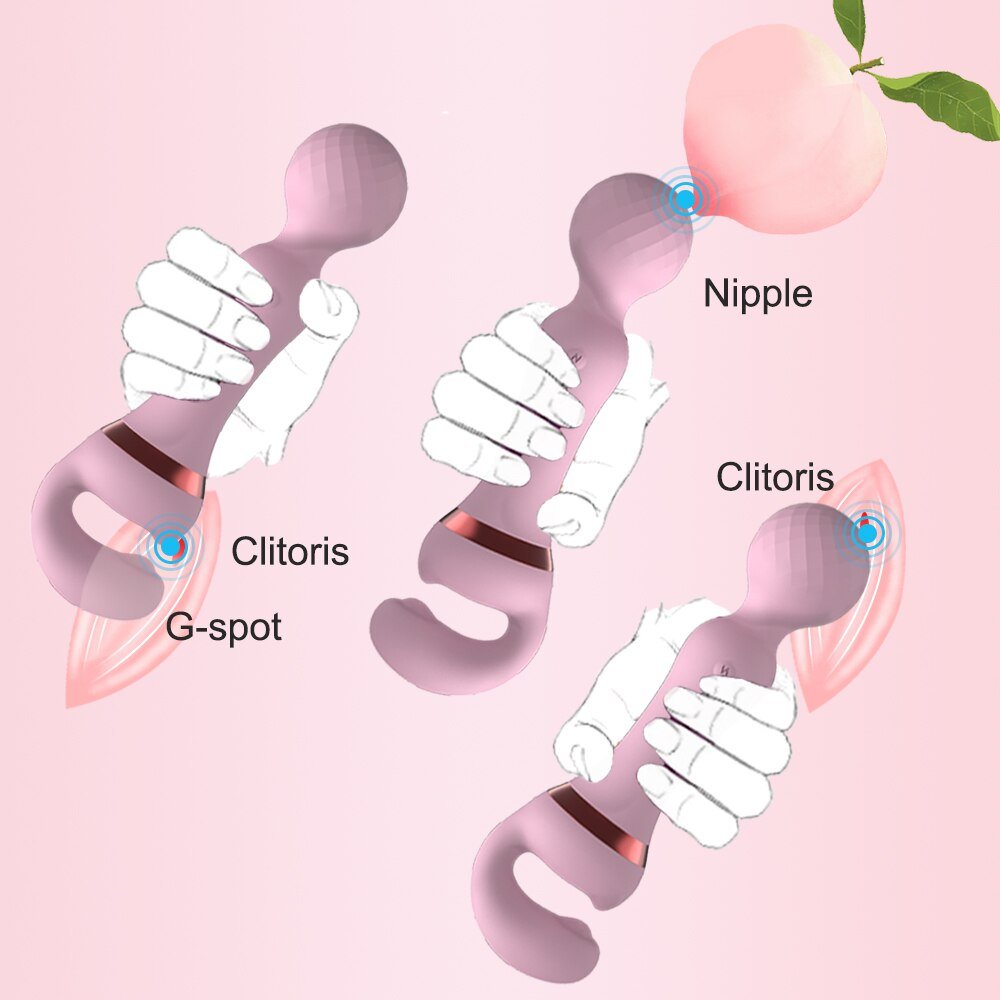 Vibrador Varinha Estimuladora de Clitoris e Ponto G - prazervip
