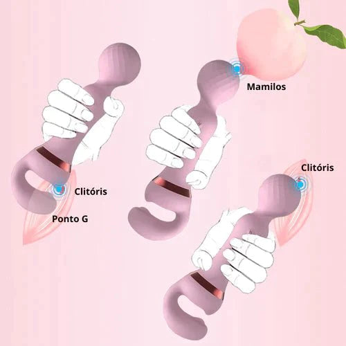 Vibrador Varinha Estimuladora de Clitoris e Ponto G - prazervip